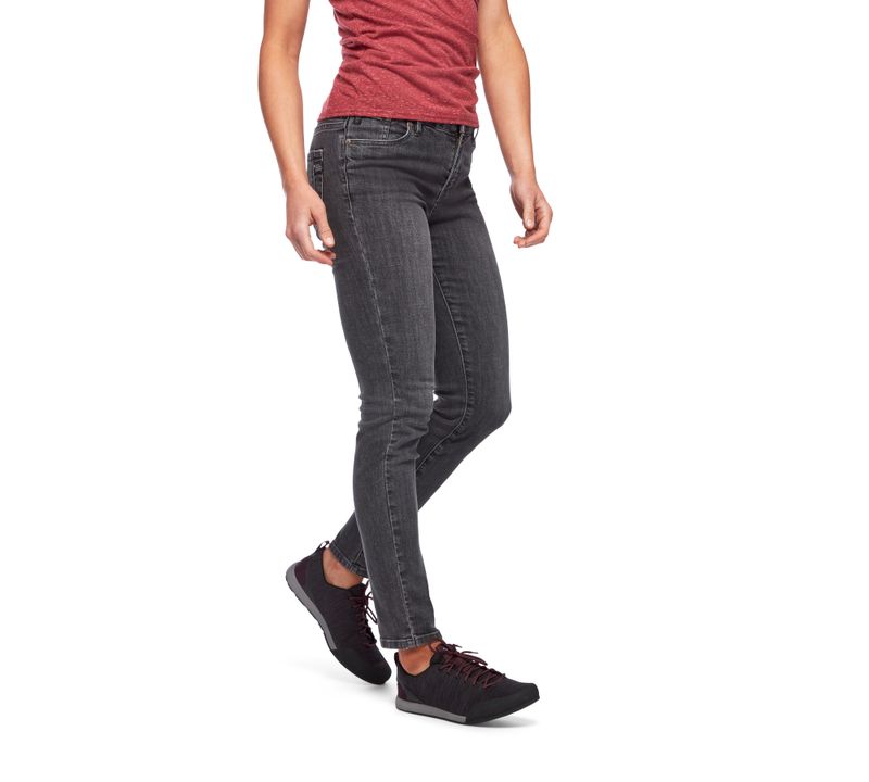 Black Diamond Crag Denim Bukse Dame Svarte | 329-VNGZWB