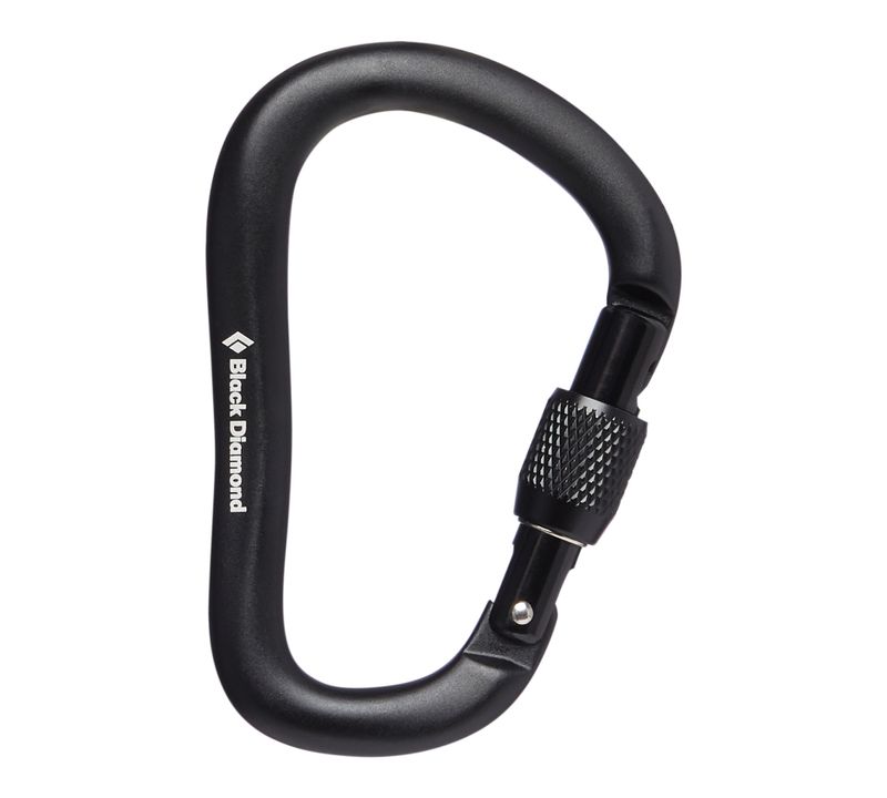 Black Diamond RockLock Screwgate Karabiner Unisex Svarte | 352-YZCKLX