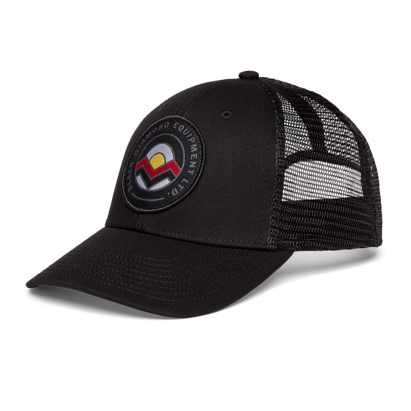 Black Diamond BD Low Profile Trucker Hat Accessories Unisex Svarte | 837-MGXYHZ