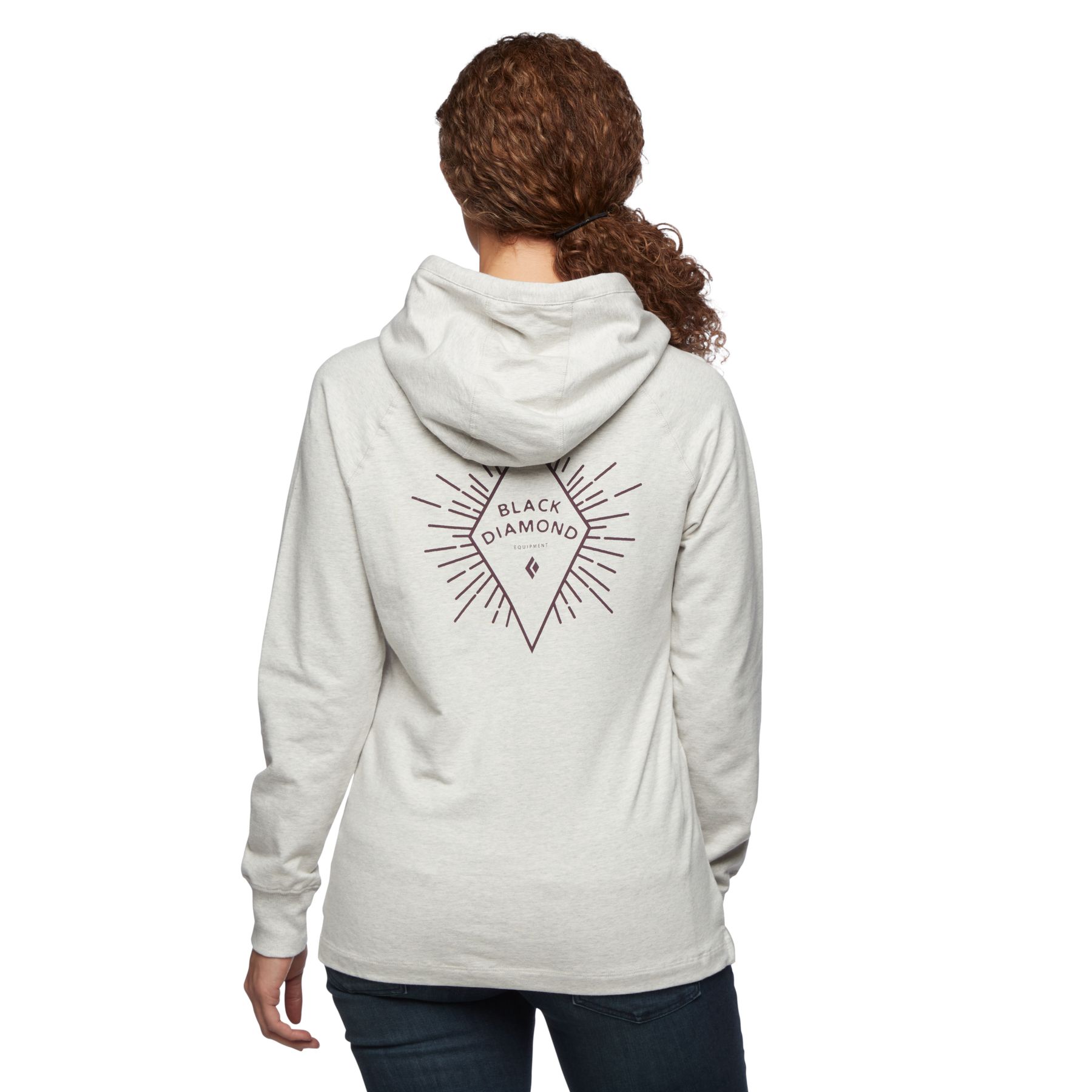 Black Diamond BD Rays Pullover Topper Dame Hvite | 853-QOGKUW