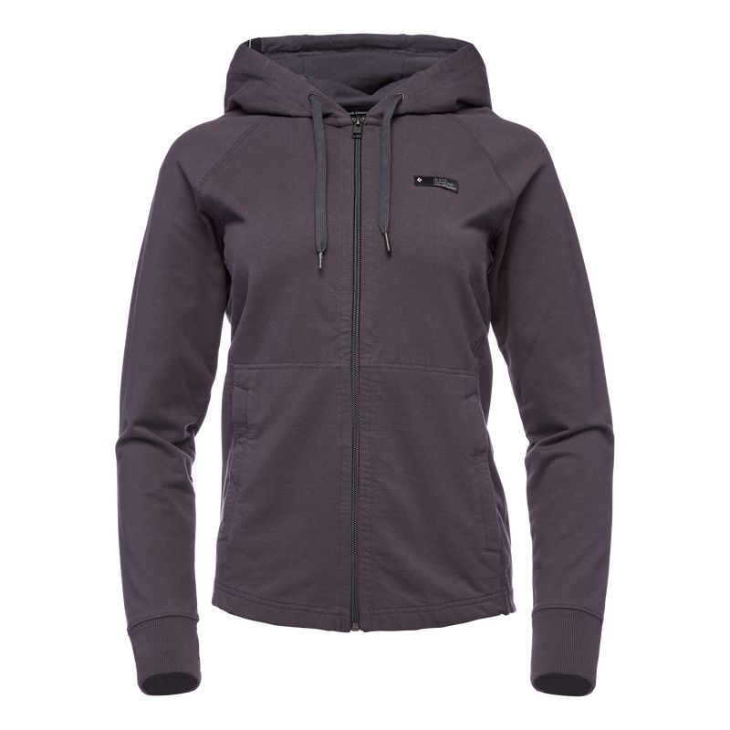 Black Diamond Basis Full Zip Topper Dame Mørke Rød | 359-QNOKEI