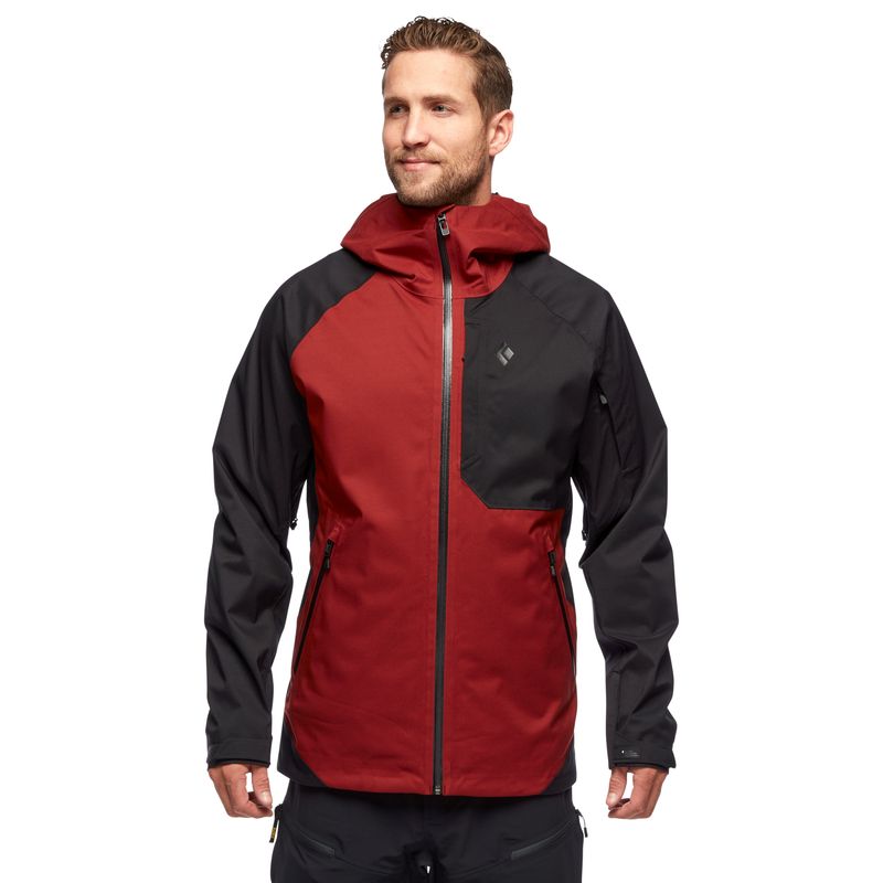 Black Diamond Boundary Line Insulated Jakke Herre Rød | 025-BJPULW