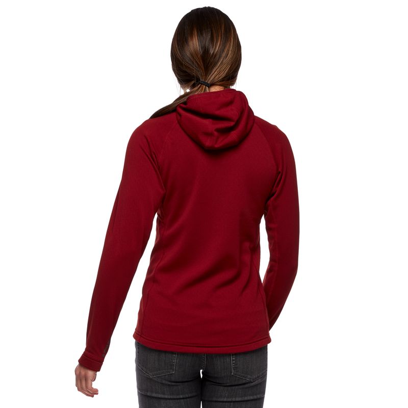 Black Diamond Coefficient Fleece Jakke Dame Rød | 829-GHYWCF