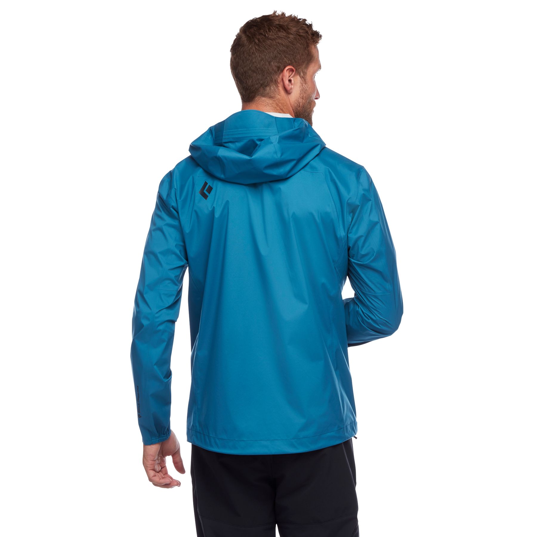 Black Diamond Fineline Stretch Rain Shell Jakke Herre Blå | 782-JFUWGA