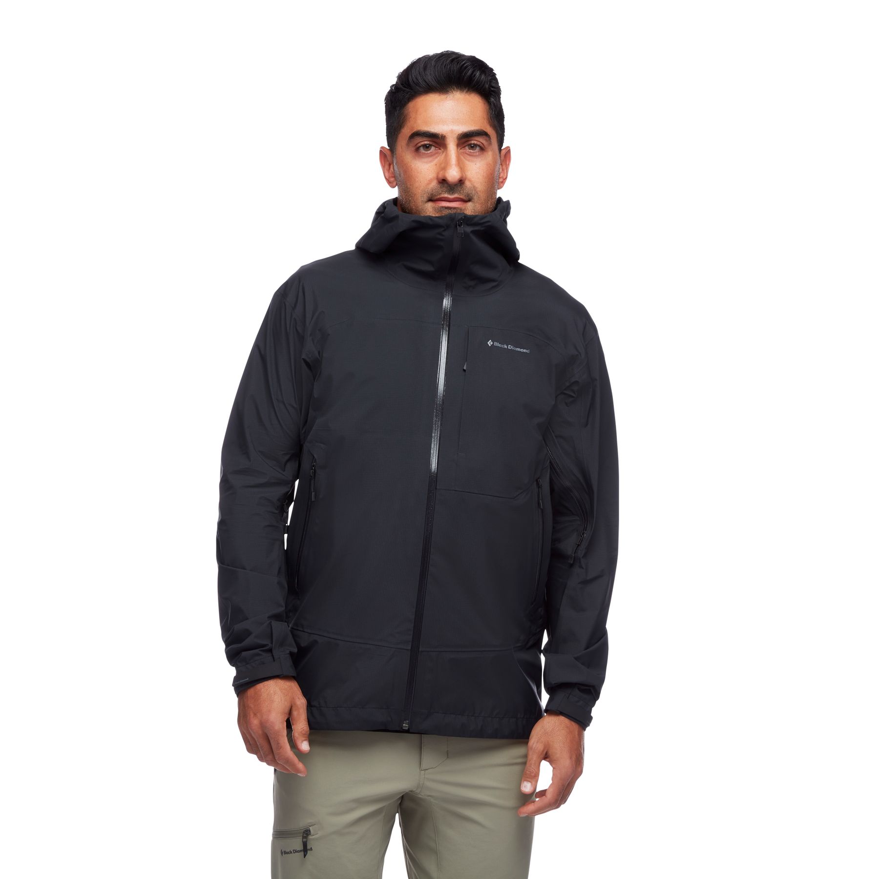 Black Diamond Highline Shell Jakke Herre Svarte | 540-GURHOL