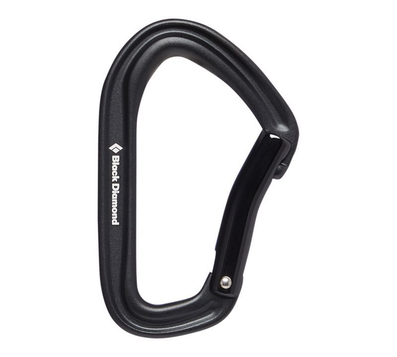 Black Diamond HotForge Bent Gate Karabiner Unisex Svarte | 034-RXSJOI