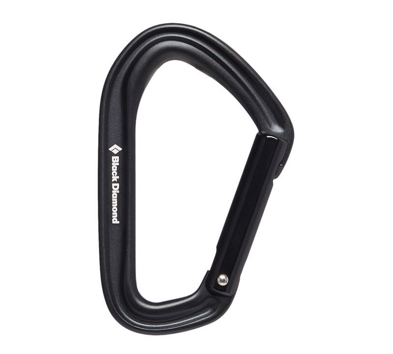 Black Diamond HotForge Straight Gate Karabiner Unisex Svarte | 632-IJBCYG