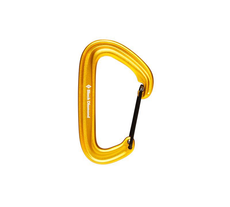 Black Diamond LiteWire Karabiner Unisex Gul | 796-AEHMVC