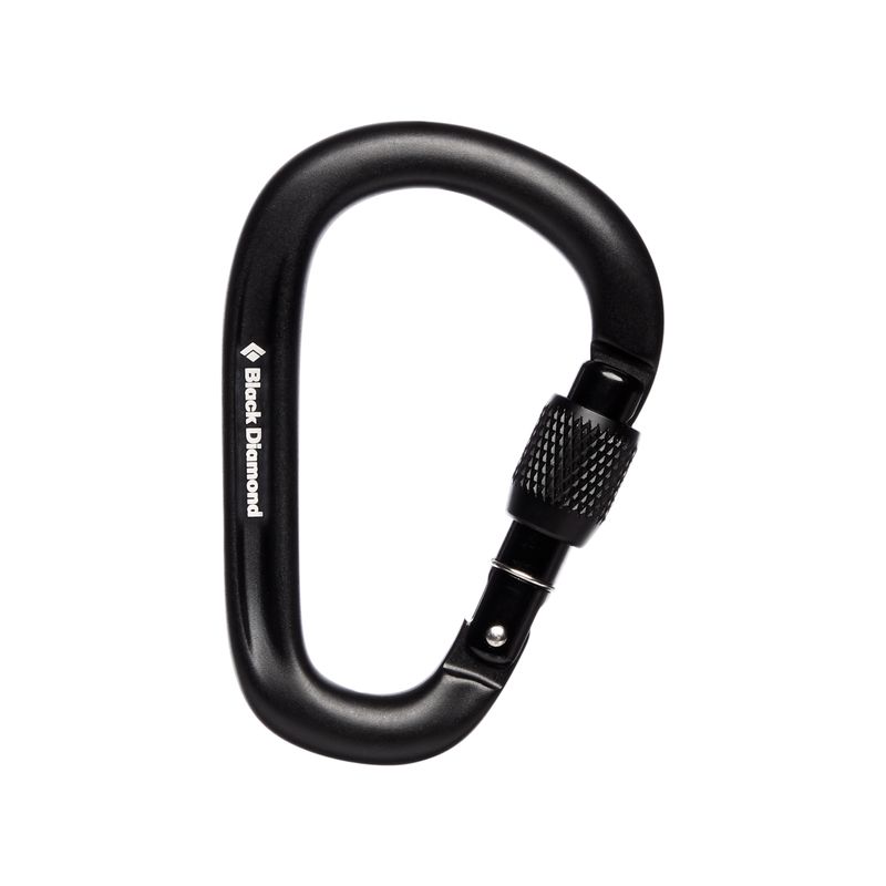 Black Diamond PearLock Screwgate Karabiner Unisex Svarte | 461-ACPRXN