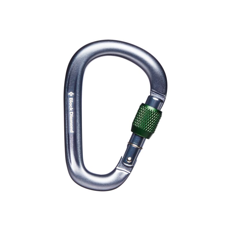 Black Diamond PearLock Screwgate Karabiner Unisex Grå | 894-QXSTIZ